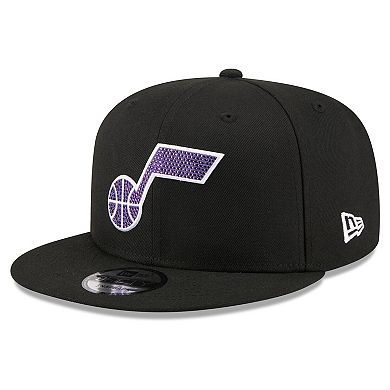 Men's New Era Black Utah Jazz 2026 NBA Draft Crystal 9FIFTY Snapback Hat