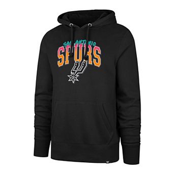 Men's '47 Black San Antonio Spurs Regional Headline Hoodie