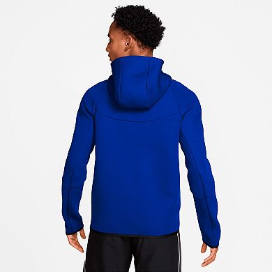 Men's Nike Royal Paris Saint-Germain Tech Fleece Windrunner Raglan Full-Zip Hoodie