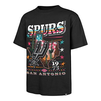 Men's '47 Black San Antonio Spurs Regional Foundation T-Shirt