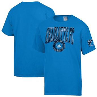 Men's Blue Charlotte FC ComfortWash T-Shirt