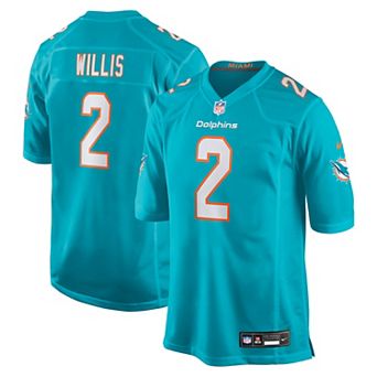 Youth Nike Malik Willis Teal Miami Dolphins Game Jersey