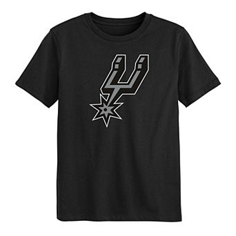 Preschool Outerstuff Black San Antonio Spurs Primary Logo T-Shirt