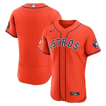 Men's Nike Orange Houston Astros Alternate Authentic Jersey