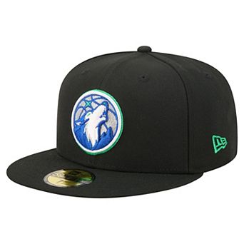 Men's New Era Black Minnesota Timberwolves 59FIFTY Fitted Hat