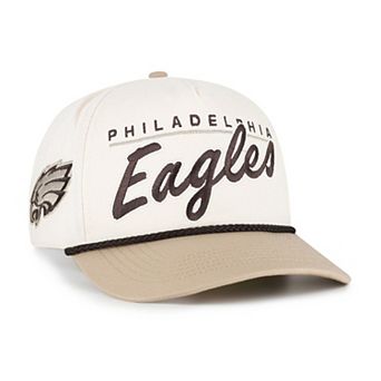 Men's '47 Natural/Tan Philadelphia Eagles Neutral Terrain Hitch Rope Adjustable Hat