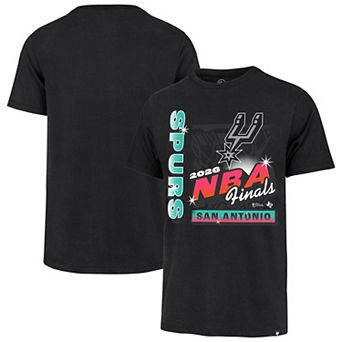 Men's '47 Black San Antonio Spurs 2026 NBA Finals Franklin Fiesta T-Shirt