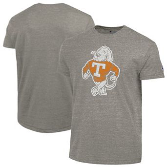 Men's Champion Heather Gray Tennessee Volunteers Vintage Triumph Tri-Blend T-Shirt