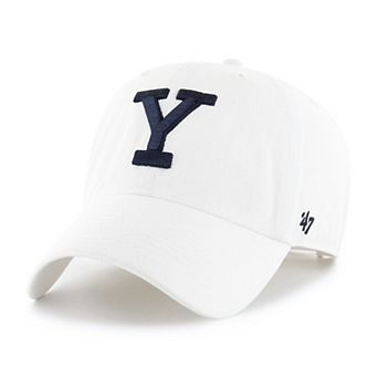 Men's '47 White Yale Bulldogs Clean Up Adjustable Hat