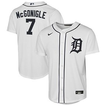Youth Nike Kevin McGonigle White Detroit Tigers Home Replica Jersey