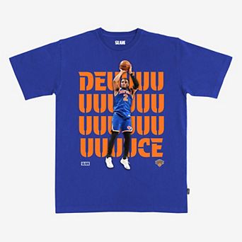 Unisex SLAM Miles McBride Blue New York Knicks T-Shirt