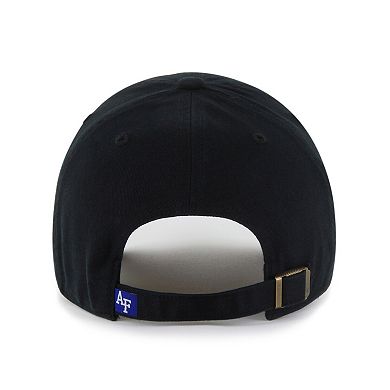 Men's '47 Black Air Force Falcons Clean Up Adjustable Hat