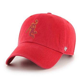 Men's '47 Red Houston Rockets Alternate Clean Up Adjustable Hat