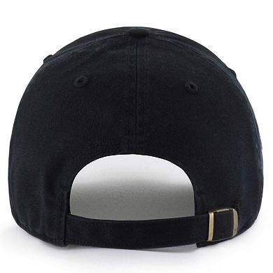 Men's '47 Black San Antonio Spurs Sure Shot Clean Up Adjustable Hat