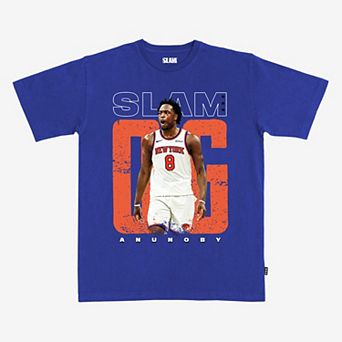 Unisex SLAM OG Anunoby Blue New York Knicks T-Shirt