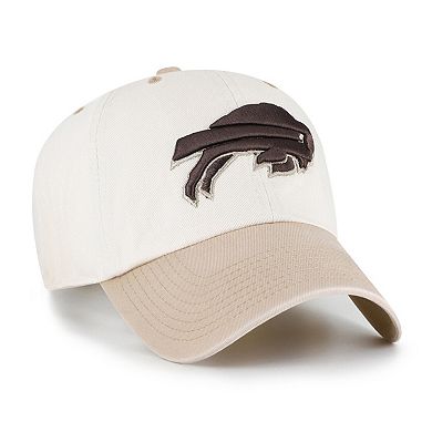 Men's '47 Natural/Tan Buffalo Bills Neutral Terrain Clean Up Adjustable Hat