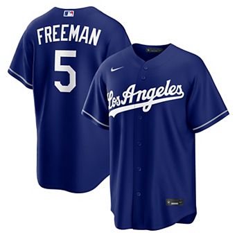 Men's Nike Freddie Freeman Royal Los Angeles Dodgers Alternate Replica Jersey