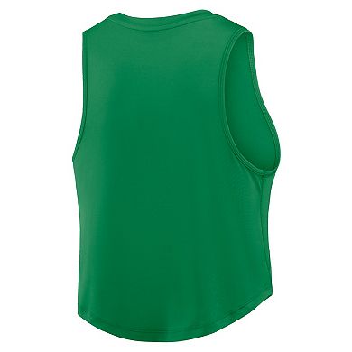 Women's Nike Green Oregon Ducks One Dri-FIT Cropped Tank Top