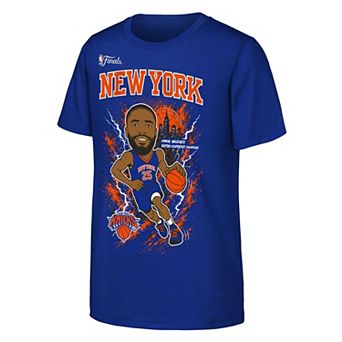 Youth Outerstuff Mikal Bridges Blue New York Knicks 2026 NBA Finals Player T-Shirt