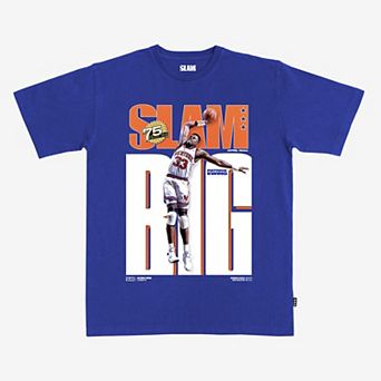 Unisex SLAM Patrick Ewing Blue New York Knicks Cover T-Shirt