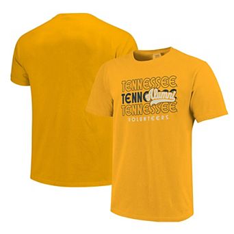 Men's Gold Tennessee Volunteers Alumni Script Overlay T-Shirt
