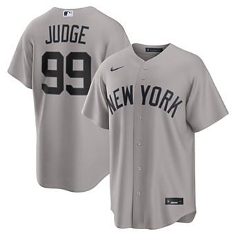 Men's Nike Aaron Judge Gray New York Yankees Road Replica Jersey