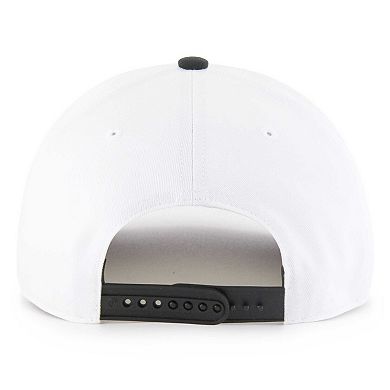 Men's '47 White/Black San Antonio Spurs Roscoe Two-Tone Hitch Adjustable Hat
