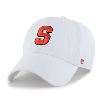 Men's '47 White Syracuse Orange Clean Up Adjustable Hat