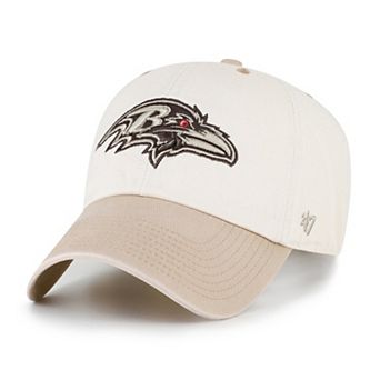 Men's '47 Natural/Tan Baltimore Ravens Neutral Terrain Clean Up Adjustable Hat