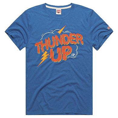 Unisex Homage Blue Oklahoma City Thunder Thunder Up T-Shirt