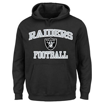 Men's Fanatics Black Las Vegas Raiders Big & Tall Heart & Soul Hoodie