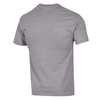 Men's Champion Heather Gray Kansas Jayhawks Varsity T-Shirt