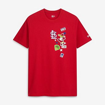 Men's New Era Red St. Louis Cardinals City Patch T-Shirt