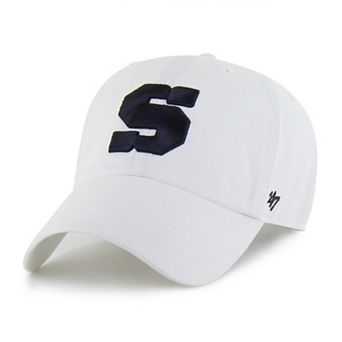 Men's '47 White Penn State Nittany Lions Clean Up Adjustable Hat