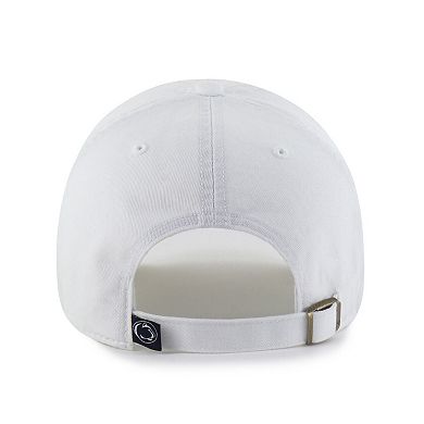Men's '47 White Penn State Nittany Lions Clean Up Adjustable Hat