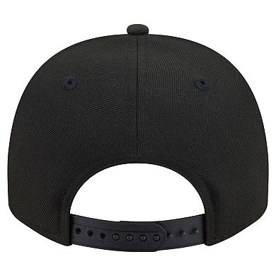 Men's New Era Black Pittsburgh Pirates Motion A-Frame 9FIFTY Snapback Hat
