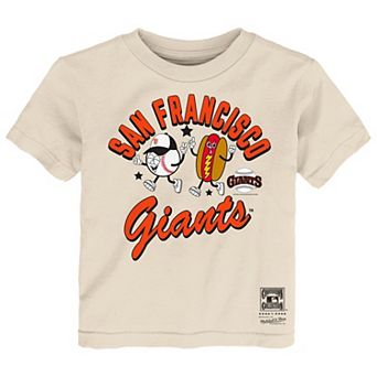 Toddler Mitchell & Ness Natural San Francisco Giants Snack T-Shirt
