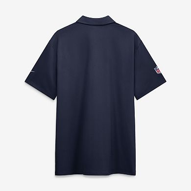 Men's Nike Navy Denver Broncos Sideline Tour Dri-FIT Polo