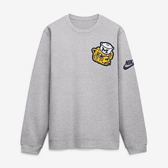 Men's Nike Heather Gray Michigan Wolverines Legacy Sweatshirt