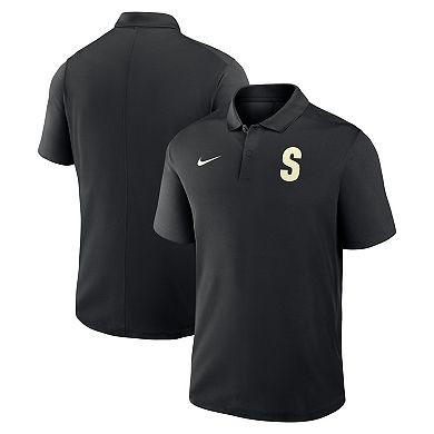 Men's Nike Black Seattle Mariners Alternate Victory Dri-FIT Polo
