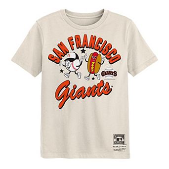 Preschool Mitchell & Ness Natural San Francisco Giants Snack T-Shirt