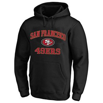 Men's Fanatics Black San Francisco 49ers Big & Tall Heart & Soul Hoodie