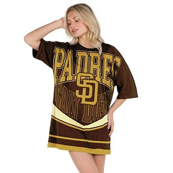Women's Concepts Sport Brown San Diego Padres Mosaic Knit Nightdress