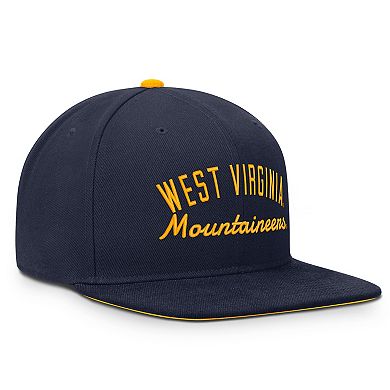 Men's Nike Navy West Virginia Mountaineers Legacy Snapback Hat