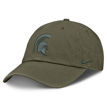 Unisex Nike Olive Michigan State Spartans Primetime Club Adjustable Hat