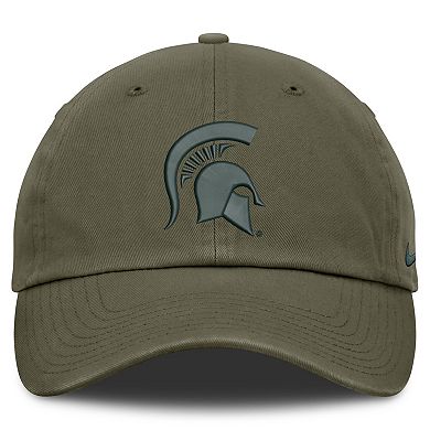 Unisex Nike Olive Michigan State Spartans Primetime Club Adjustable Hat