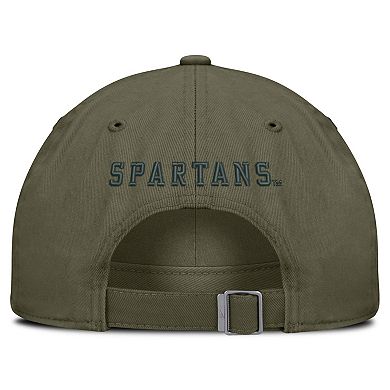 Unisex Nike Olive Michigan State Spartans Primetime Club Adjustable Hat