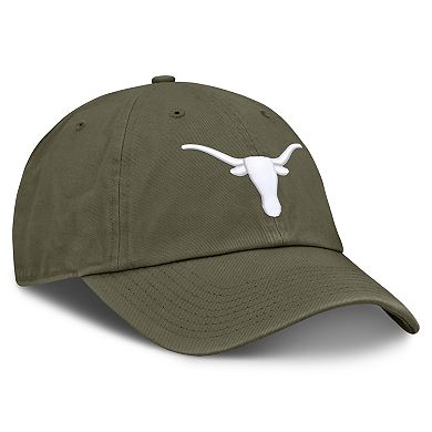 Unisex Nike Olive Texas Longhorns Primetime Club Adjustable Hat