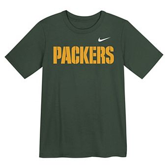 Preschool Nike Green Green Bay Packers Wordmark T-Shirt