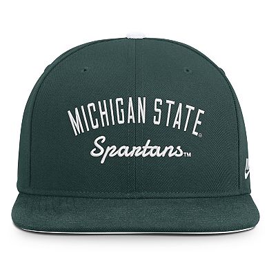 Men's Nike Green Michigan State Spartans Legacy Snapback Hat